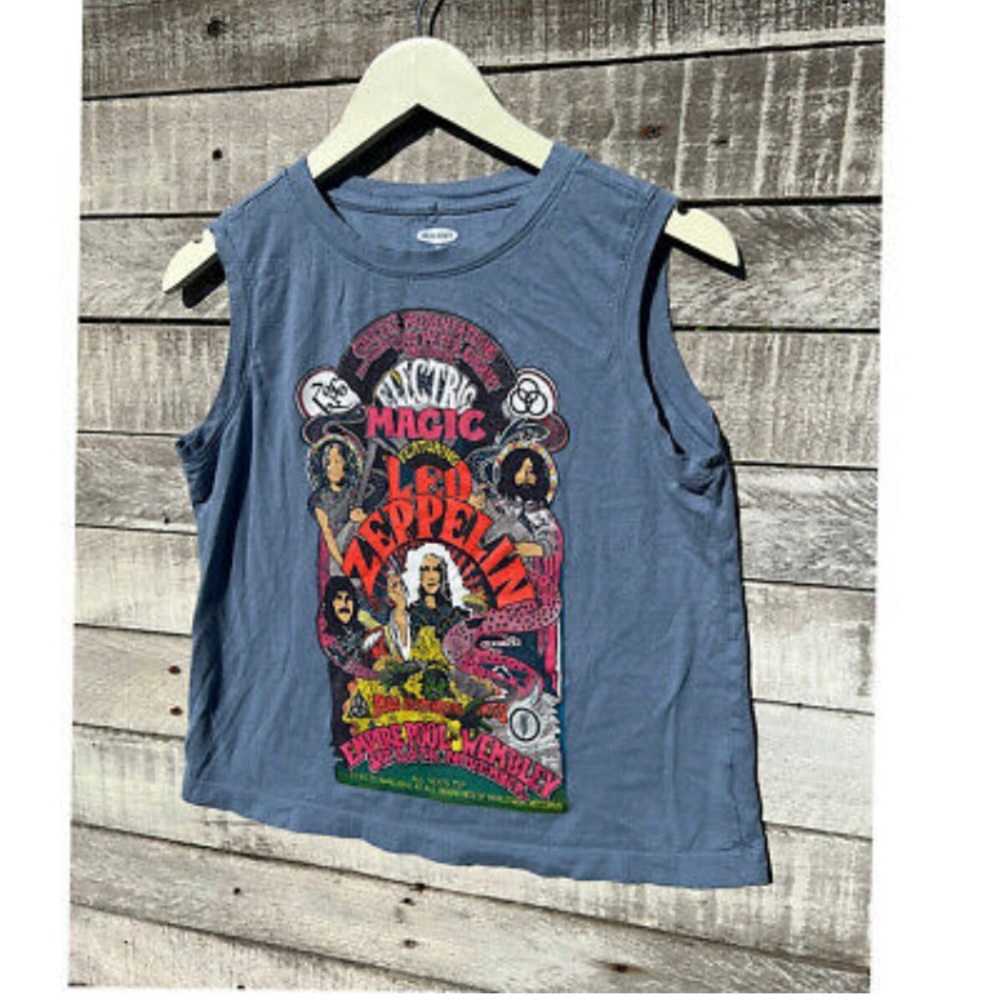 Old Navy Led Zeppelin Tour band Tank Top